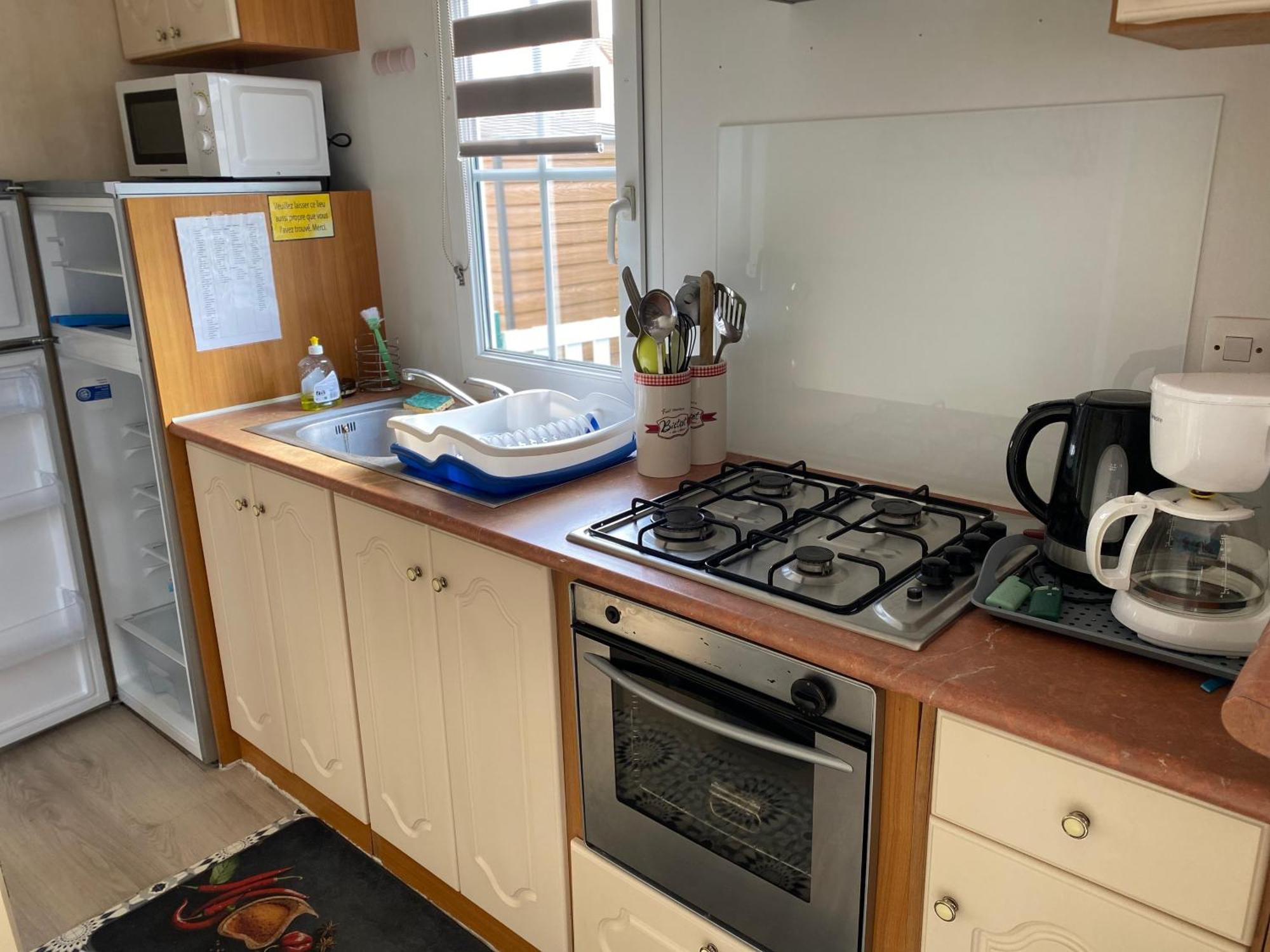 Mobil home Maret Biville-sur-Mer Esterno foto